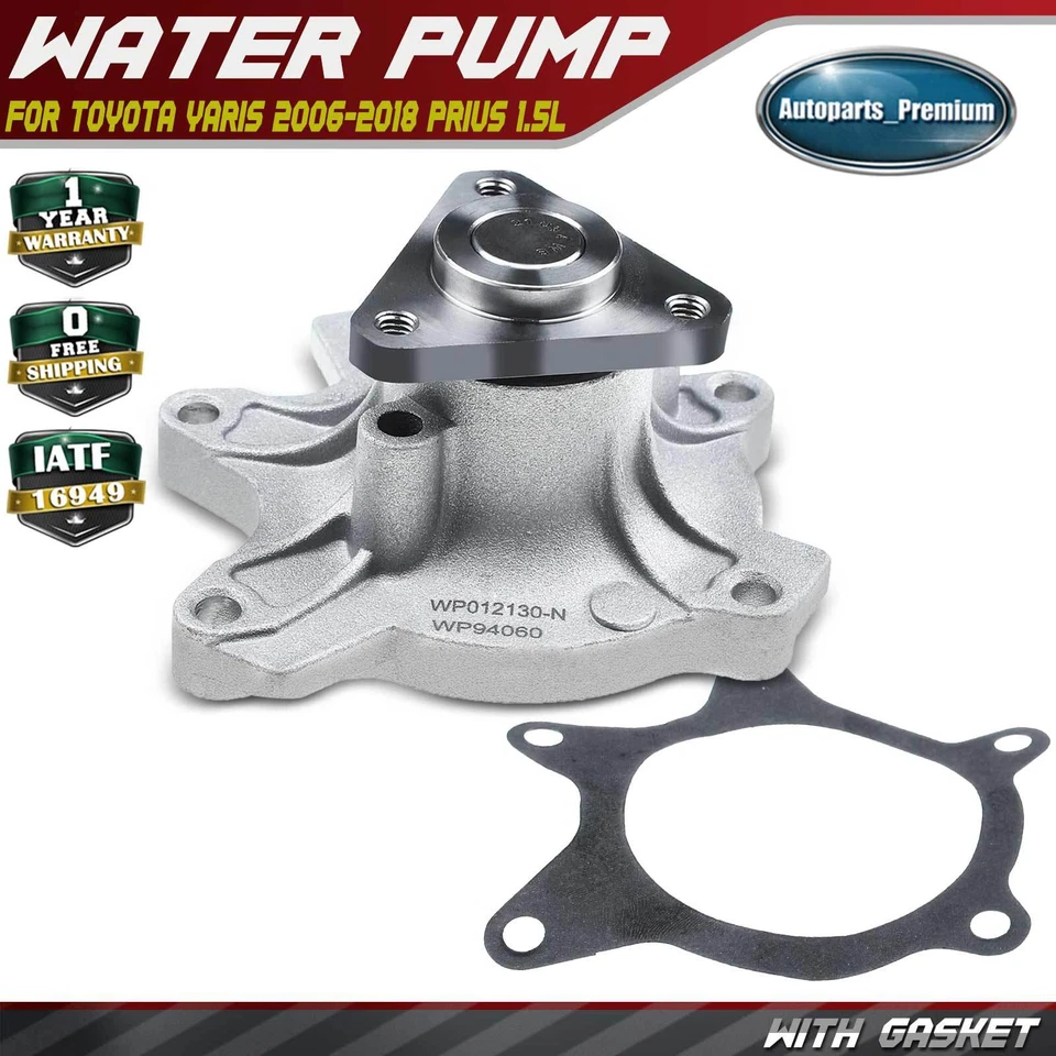 New Engine Water Pump for Toyota Yaris 2006-2018 Prius 2001-2009 Echo 2000-2005 - Imagen 1 de 4