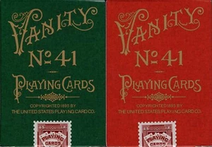 Vanity Reproduction Playing Cards 2 Deck Set Poker Size USPCC Custom Limited New - Picture 1 of 12