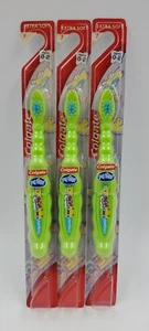 3x Colgate Kids Toddler Toothbrush My First Extra Soft Ages 0-2 NOS Lime Green - Picture 1 of 3
