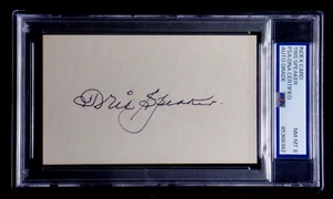 TRIS ALTAVOZ FIRMADO CERTIFICADO PSA/ADN GRADO 8 CASI NUEVO-COMO NUEVO TARJETA ÍNDICE AUTOGRAFIADA HOF - Imagen 1 de 3