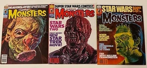 lot of 3 FAMOUS MONSTERS #140 #145 #176 purchased new unread light storage wear - Picture 1 of 7