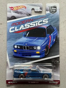 2017 Hot Wheels Modern Classics 92 BMW M3 Car Culture E30 Real Riders - Picture 1 of 3