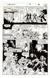 X-Menn 2099 7 pg 16 Original Art by Ron Lim