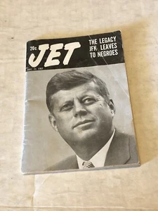 Jet Magazine DEC 12 1963 John F Kennedy THE LEGACY JFK LEAVES TO NEGROES - Picture 1 of 8