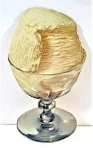 Letrero de cartón troquelado de vainilla vintage helado salón helado comedor de 10 - Imagen 1 de 1