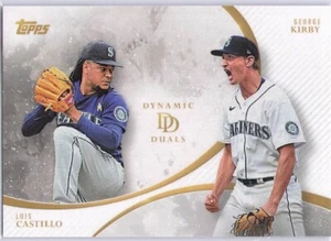 2023 Dynamic Duals Card 27 Luis Castillo & George Kirby - Free Shipping! - Picture 1 of 2