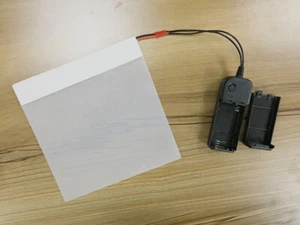 100mmx100mm White Smart Film Switchable sample Power smart film - Picture 1 of 10