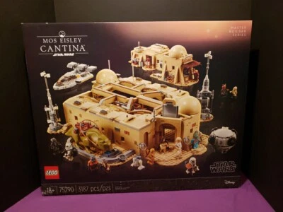 LEGO Mos Eisley Cantina 75290 Star Wars Master Builder retirado sellado 3187 piezas Foto 1 de 4