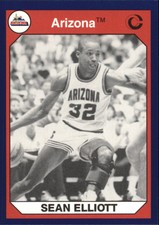 1990-91 Arizona Collegiate Collection Multi-Sport Card #110 Sean Elliott K