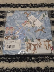 NEW Reyn Spooner Boy's S Holiday Blue Rudolph Reindeer Hawaiian Christmas Shirt  - Picture 1 of 3
