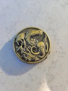 91 93 TRIBAL Dino Power Coin-Weathered Made for 1991-93 Ranger Morpher Cosplay - Picture 1 of 4