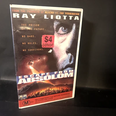 Escape From Absolom aka No Escape VHS 1994 Large Case Ex Rental Tested GC No SSS - Image 1 of 4