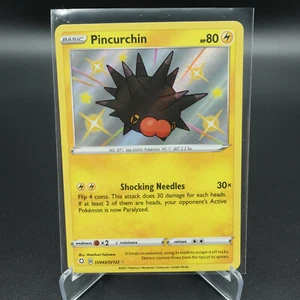 POKEMON CARD TCG SHINING FATES PINCURCHIN SV043/SV122 ULTRA RARE NEAR MINT - Picture 1 of 2