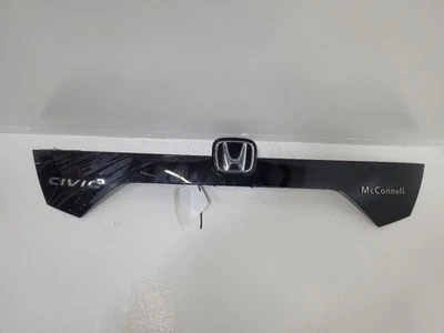 2016-21 HONDA CIVIC 尾部饰面面板甲板安装轿车黑色  — 第 1/4 张图片