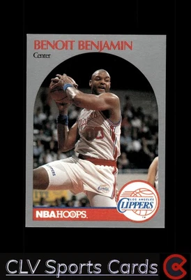 Los Angeles Clippers Benoit Benjamin #142 Basketball Near Mint or Better - Image 1 of 2