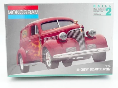 MONOGRAM 1/24 KIT 1939 CHEVROLET CHEVY SEDAN  DELIVERY #2773 NEUF SOUS BLISTER - Photo 1/4