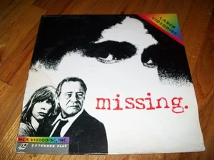 MISSING Laserdisc LD GOOD CONDITION VERY RARE JACK LEMMON SISSY SPACEK! - Picture 1 of 2