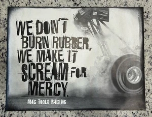 Mac Tools Racing Mercy Poster NHRA Dragster 24” X 18” - Picture 1 of 7