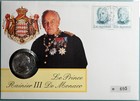 Numisbrief 1993 - Monaco  5 Franken 1960 - Prince Rainier III. -5472