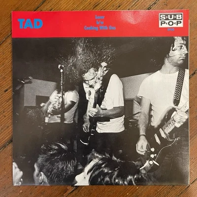 Tad Loser + Cooking with Gas Limited Edition Green Vinyl 7" 45 1989 SP55 Sub Pop - Image 1 of 4