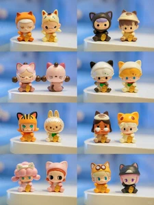 14 pcs Pop Bean Lucky Cat Series Blind Box Figure Full Set NEW SEALED - Picture 1 of 2