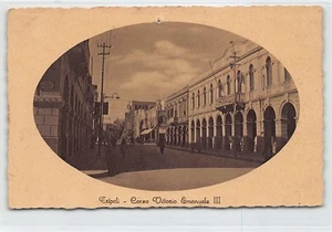 Libya - TRIPOLI - Corso Vittorio Emanuele III - ONE PIN HOLE See scans for condi - Picture 1 of 2