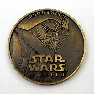 Vintage 2005 LFL Star Wars Episode III Limited Edition Brass Token Darth Vader - Bild 1 von 2