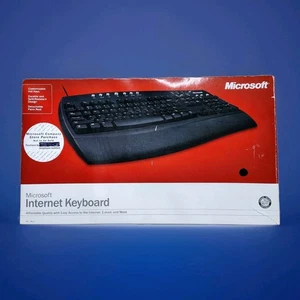 Microsoft Internet Keyboard New In Box PC PS/2 Vintage Computer - Picture 1 of 11