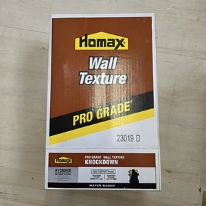 MENGE 6 HOMAX KNOCKDOWN WAND TEXTUR PRO GRADE 25 Unzen WEISS 4565 - Bild 1 von 2