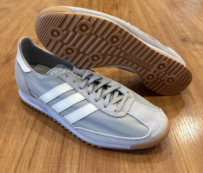 Adidas Originales SL 72 Mujer 9.5 Zapatos Informales JI1035 Gris Blanco Goma Foto 1 de 4