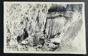 CARLSBAD CAVERNS PARCO NAZIONALE foto reale cartolina RPPC - Foto 1 di 2