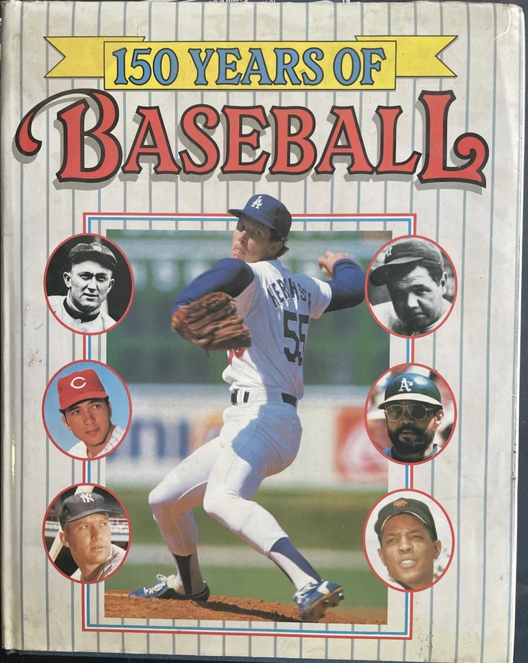 VINTAGE 150 YEARS OF BASEBALL by HANKS HARDCOVER COFFEE TABLE BOOK  Foto 1 de 1