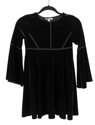 Jessica Simpson Womens Velvet Top Peasant Bell Sleeve Size M Medium Boho - Image 1 of 4