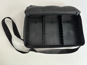 Vintage Case Logic 2 Sided Cassette Tape Carry Case 60 Capacity Black with Strap - Picture 1 of 9