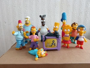 Vintage 2001 Burger King The Simpsons Homer Muumuu Figure Toy Plus More - Picture 1 of 10