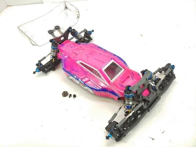 Team Associated B6.3 1/10 2wd Buggy Roller Slider Chassis w/ Custom Body Used - Image 1 of 4