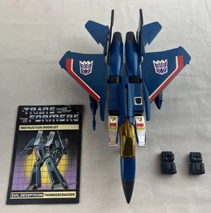 Vintage 1983 Takara G1 Transformers THUNDERCRACKER Starscream Nearly Complete - Picture 1 of 7