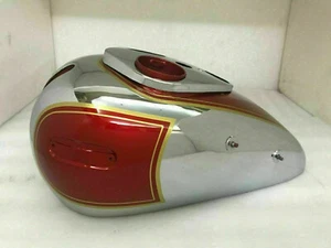 Fit For Ariel 500cc Red Hunter Petrol Tank Chromed & Red Painted - Bild 1 von 4