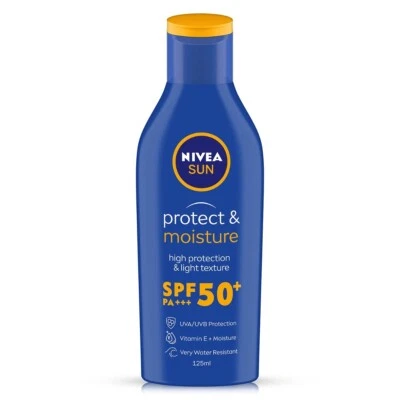NIVEA Loción Solar - FPS 50+ PA+++ Protección UV y UVB, 125 ml, Foto 1 de 4