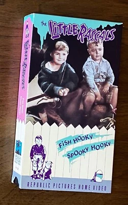 The Little Rascals VHS Tape 1991 Our Gang Republic Pictures "Fish Hooky" - Image 1 of 3