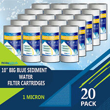 Big Blue Sediment Replacement Water Filters 20 PCS 1 Micron 10"x 4.5" Cartridges