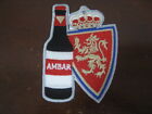 Patch Fabric Bordado. Football Real Zaragoza - Beer Amber The Zaragoza Nº1