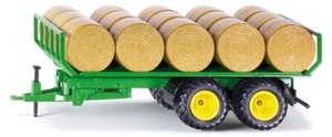 SIKU FARMER 1:32 DIE CAST RIMORCHIO TRATTORE CON BALLE FIENO ROTONDE ART 2891 - Foto 1 di 2