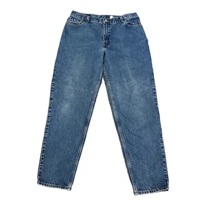 Vintage Levis 550 Jeans Women Size 16 (34x30) Blue Denim Tapered - Picture 1 of 5