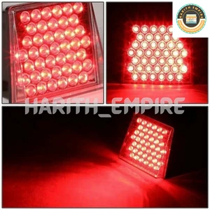 Clear White LED Rear Bumper Brake Light Fits Honda Civic FD2 Mugen RR 2006-2011 - Picture 1 of 7