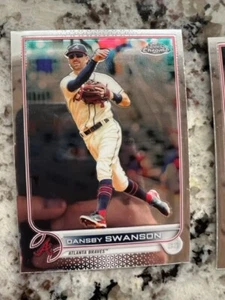 2022 TOPPS CHROME CARD ATLANTA BRAVES DANSBY SWANSON #46 - Imagen 1 de 1