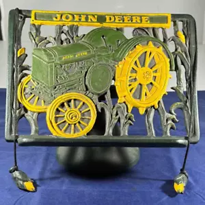 John Deere Cast Iron cookbook holder w/ Page Saver Weights - Picture 1 of 6
