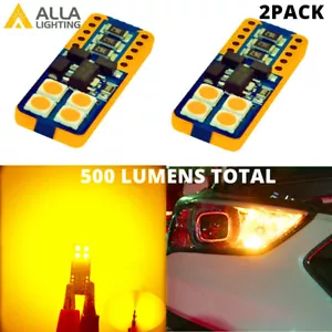 LED Amber Front Corner Light/ Side Marker Light Bulbs for 08-12 Honda Accord,Fit - Foto 1 di 6