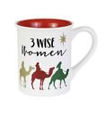 Enesco Three Wise Women Coffee Mug 16 Ounce By Our Name Is Mud Glitter Clearance