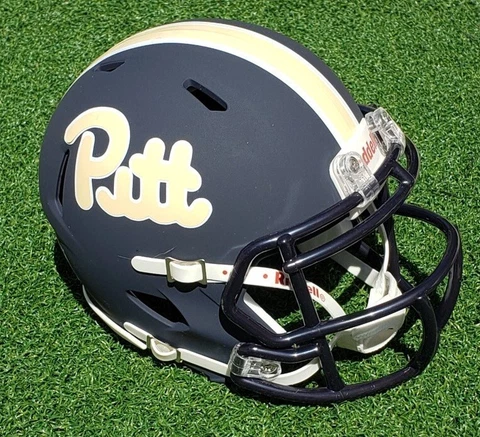 PITTSBURGH PITT PANTHER SPEED FOOTBALL MINI HELMET, OTHER COLOR COMBOS AVAILABLE Cover